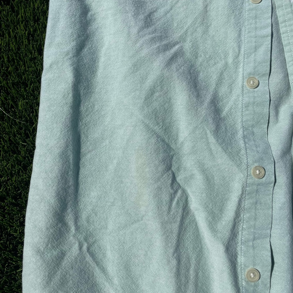 Light Green Button Up - Picture 2 of 6